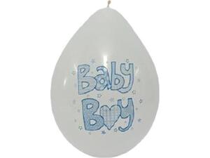 Μπαλόνια Baby boy 10x21cm συσκευασία 8 τεμαχίων